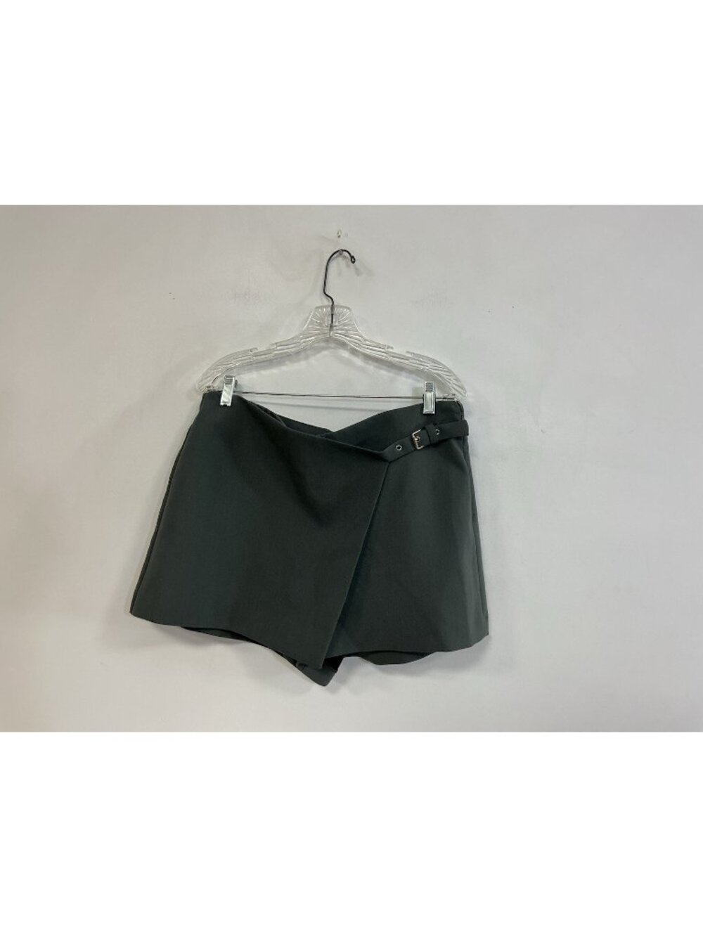Zara Gray Mini Skirt Skort A Line Womens XL